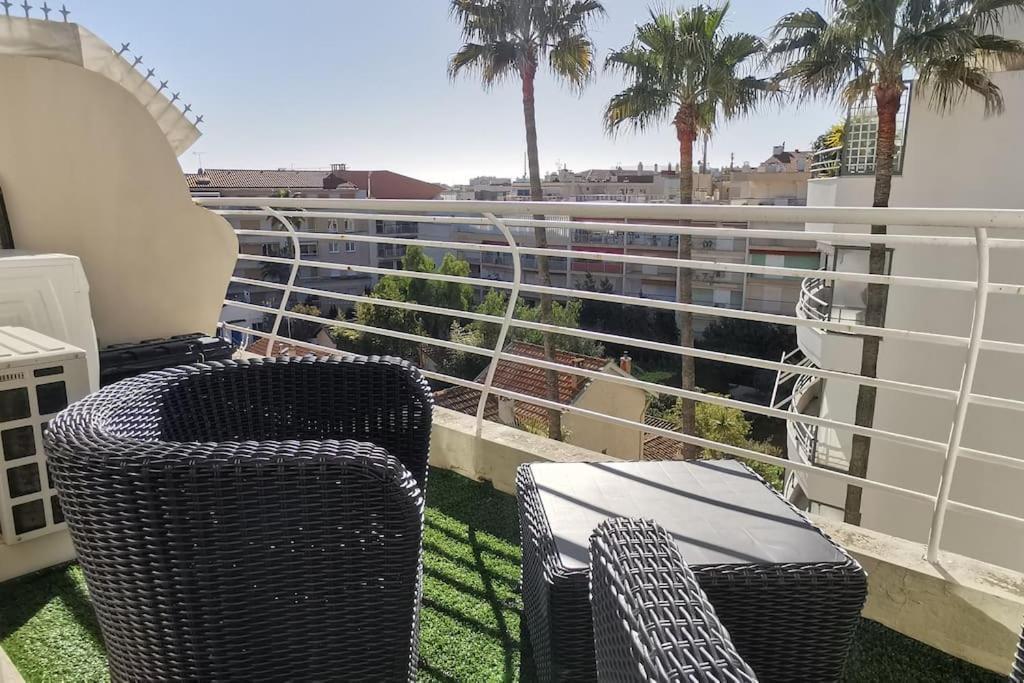 Cannes Pointe Croisette Studio Plage 2 Min A Pieds Esterno foto